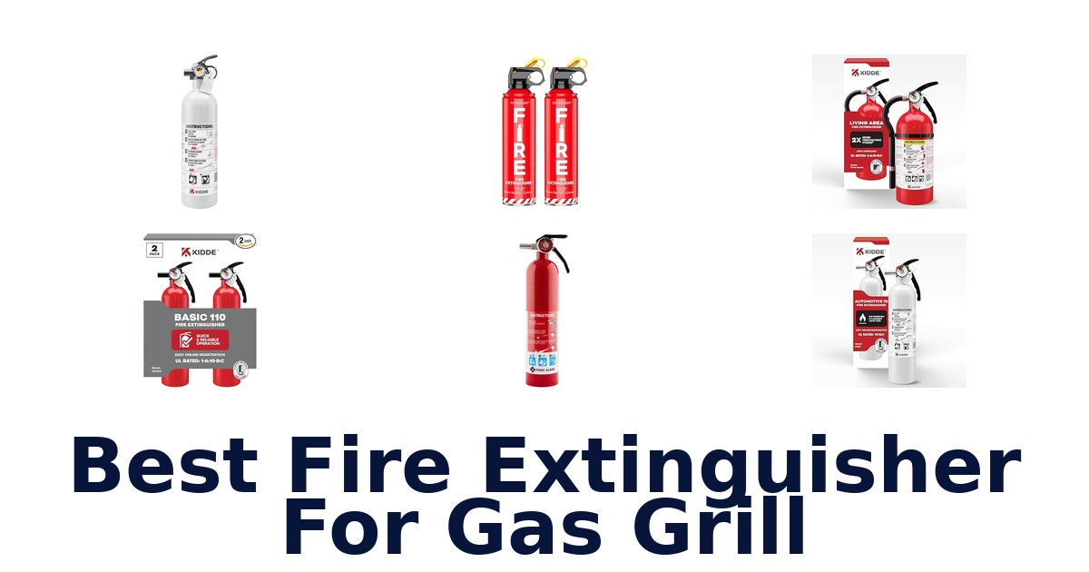 best fire extinguisher for gas grill