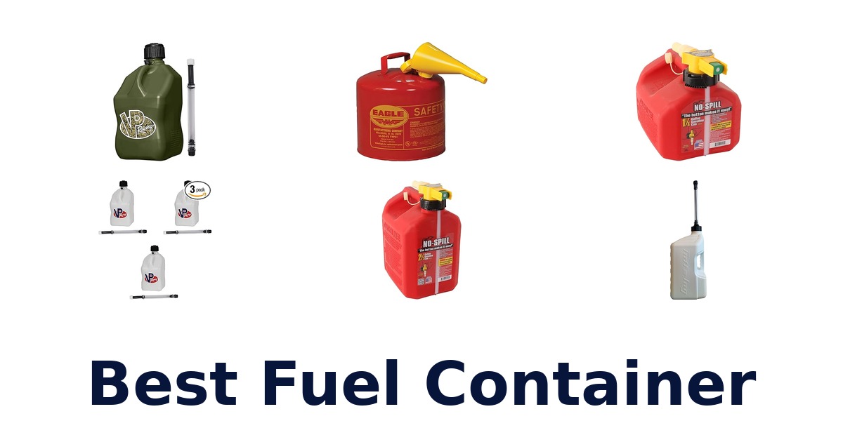 best fuel container