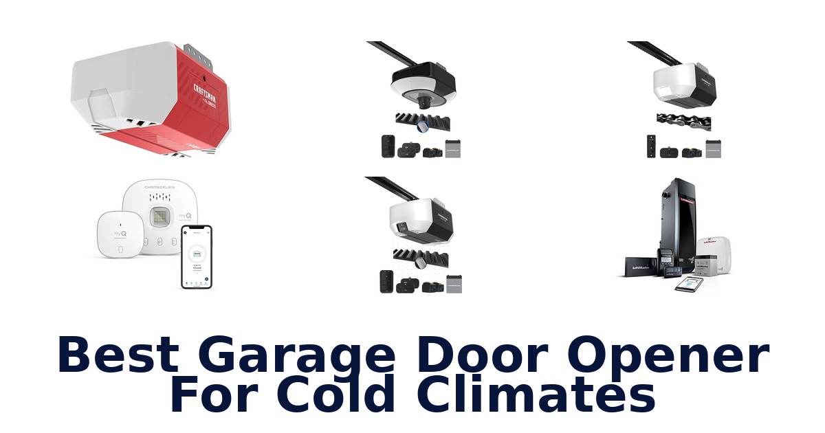 best garage door opener for cold climates