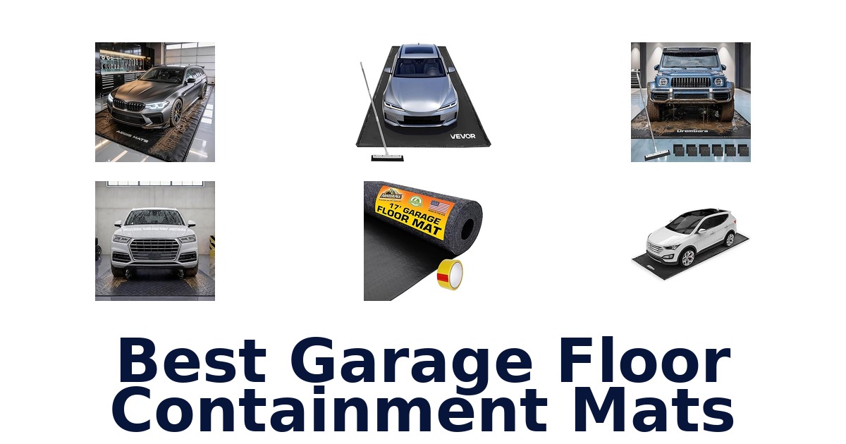 best garage floor containment mats