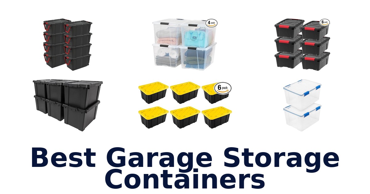best garage storage containers