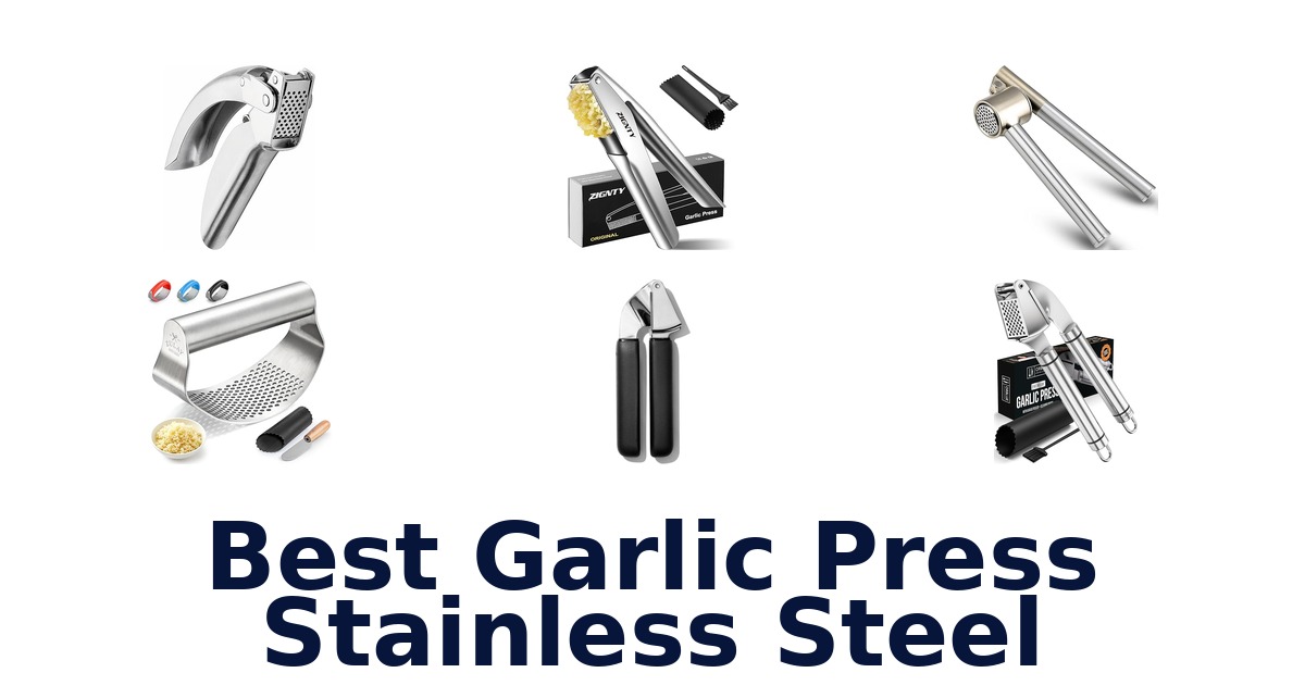 best garlic press stainless steel