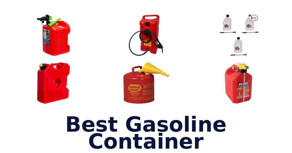 best gasoline container