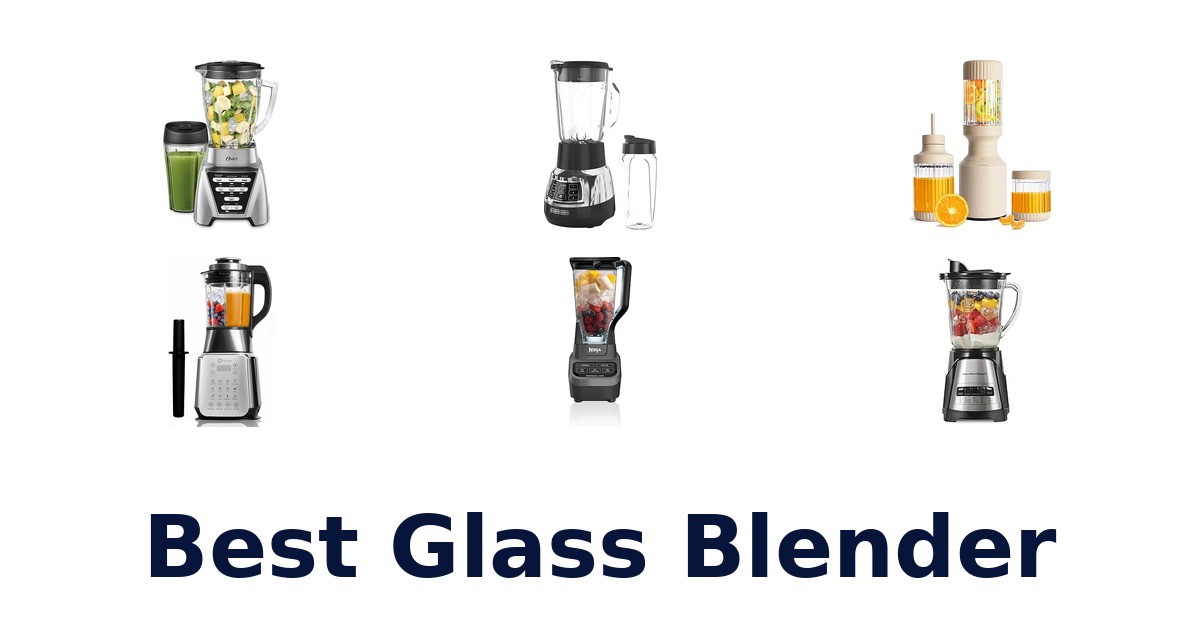 best glass blender