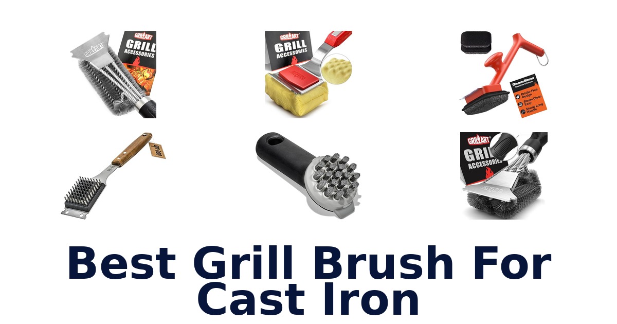 best grill brush for cast iron
