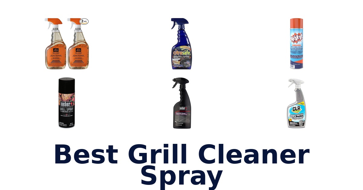 best grill cleaner spray