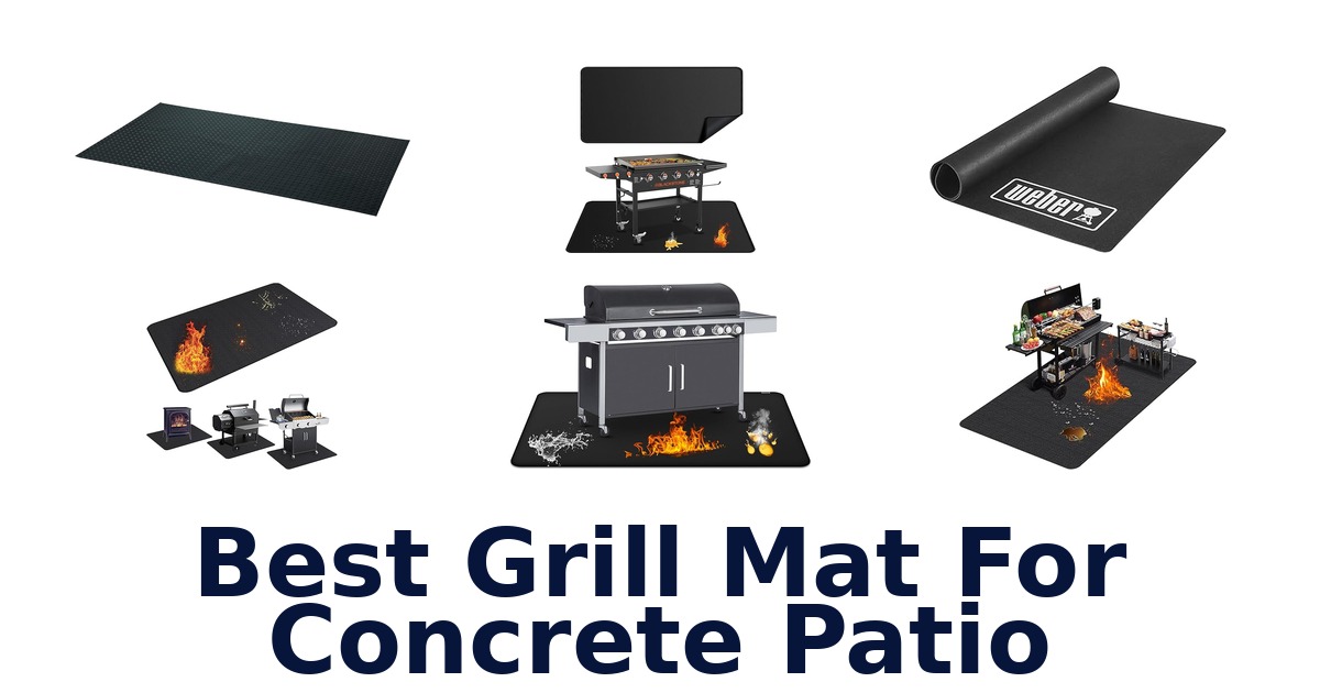 best grill mat for concrete patio