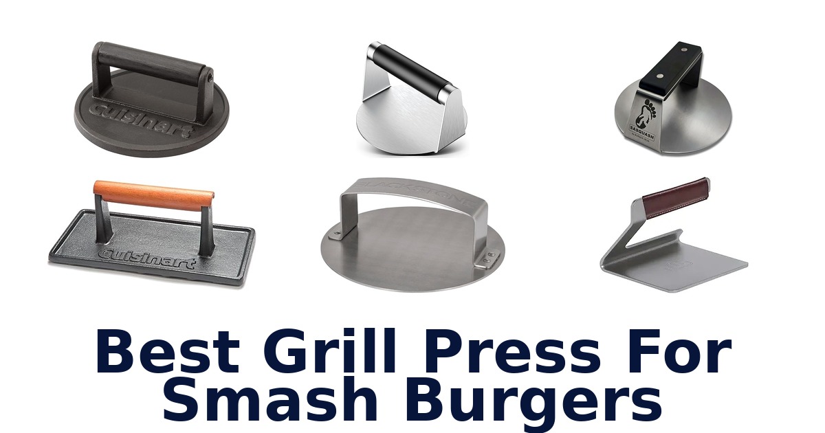 best grill press for smash burgers