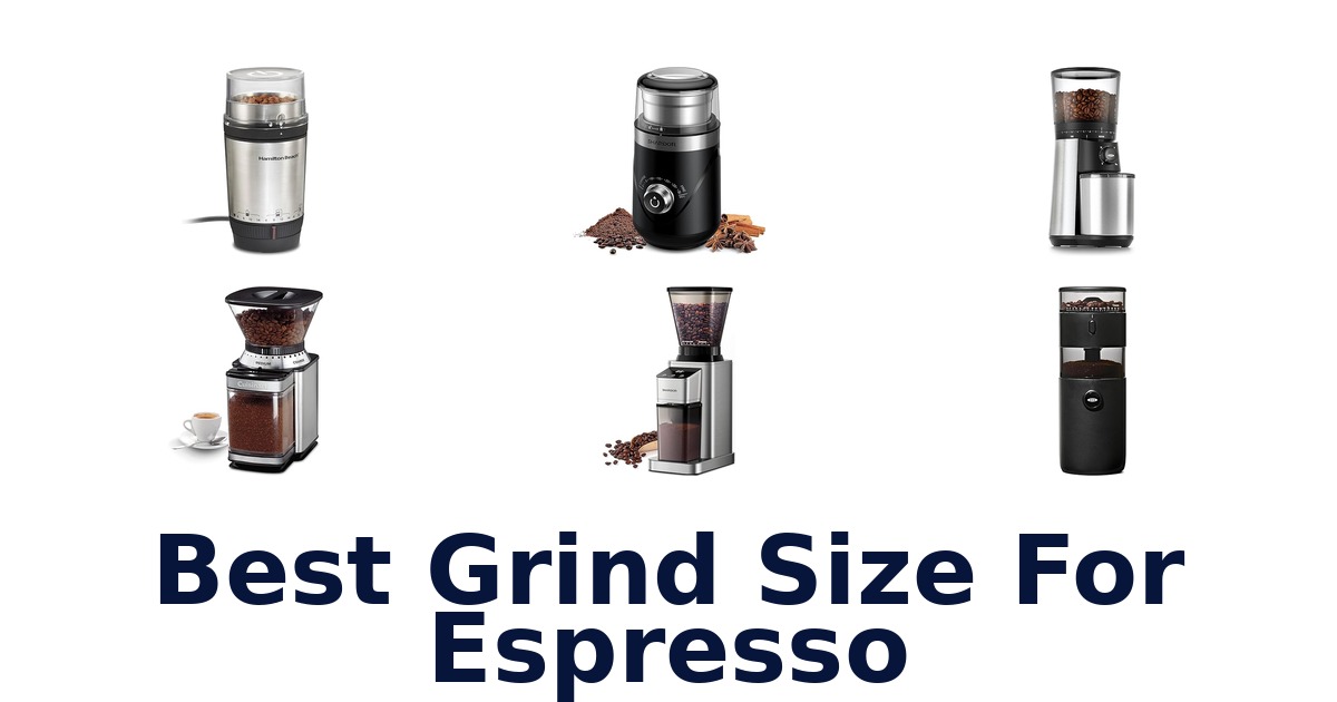 best grind size for espresso