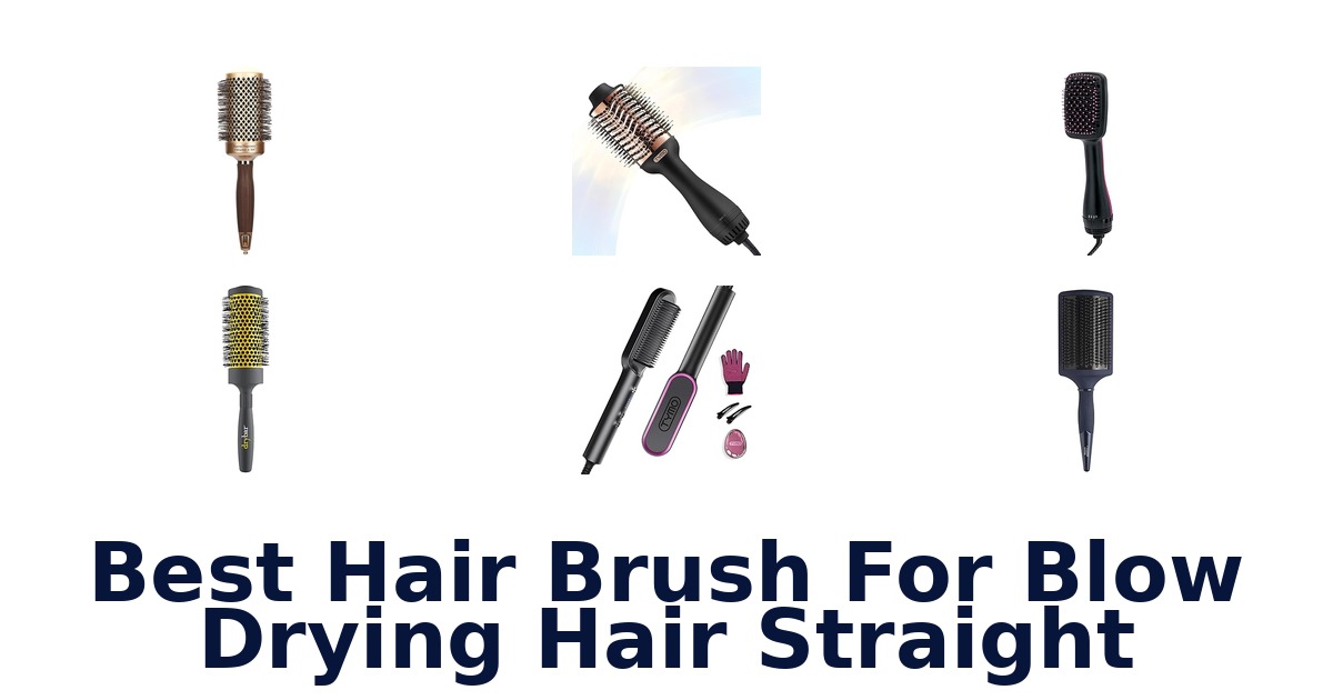 best hair brush for blow drying hair straight
