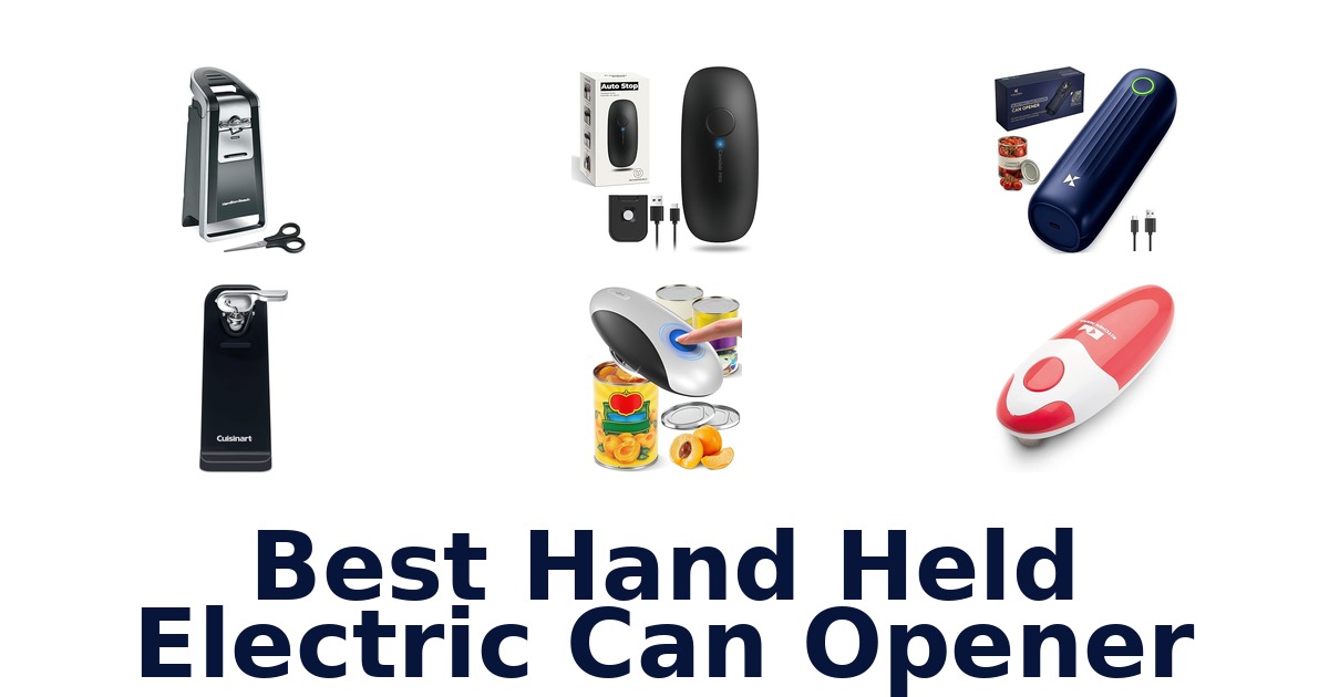 best hand held electric can opener