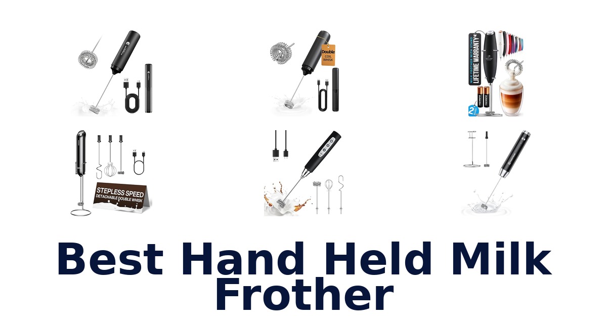 best hand held milk frother