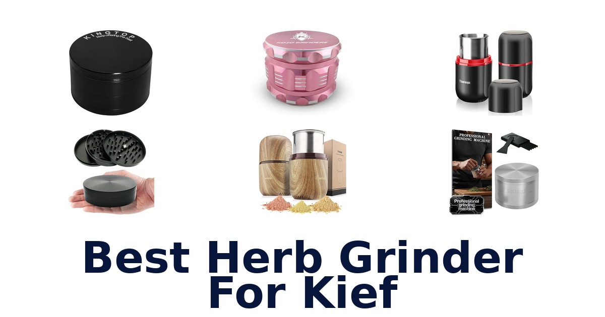 best herb grinder for kief
