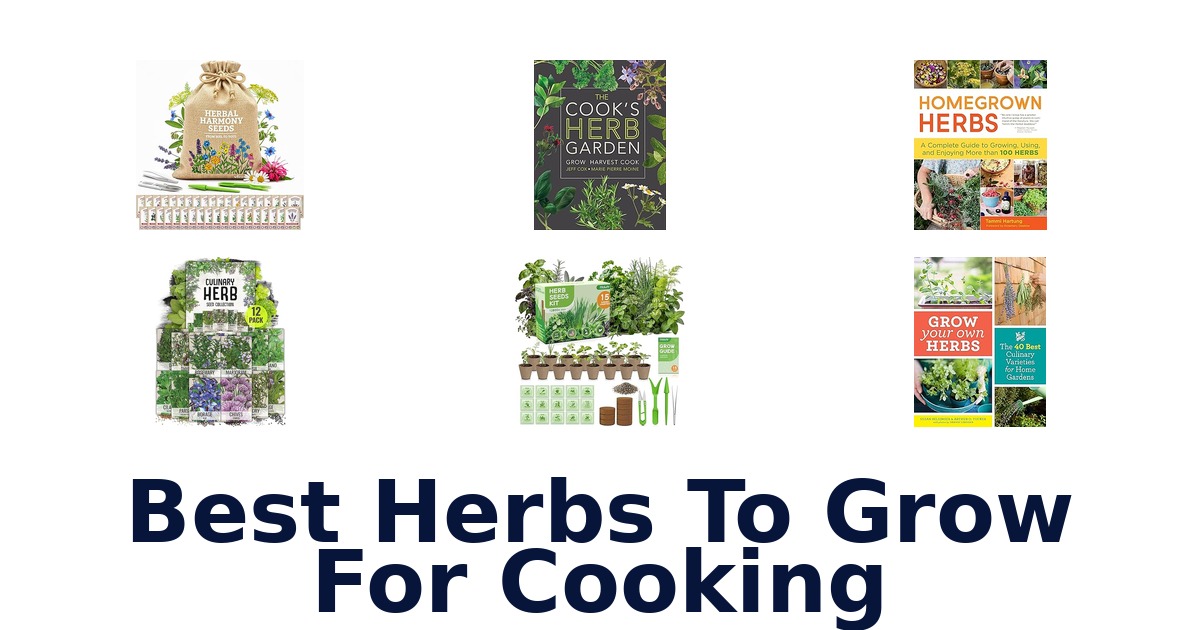 best herbs to grow for cooking