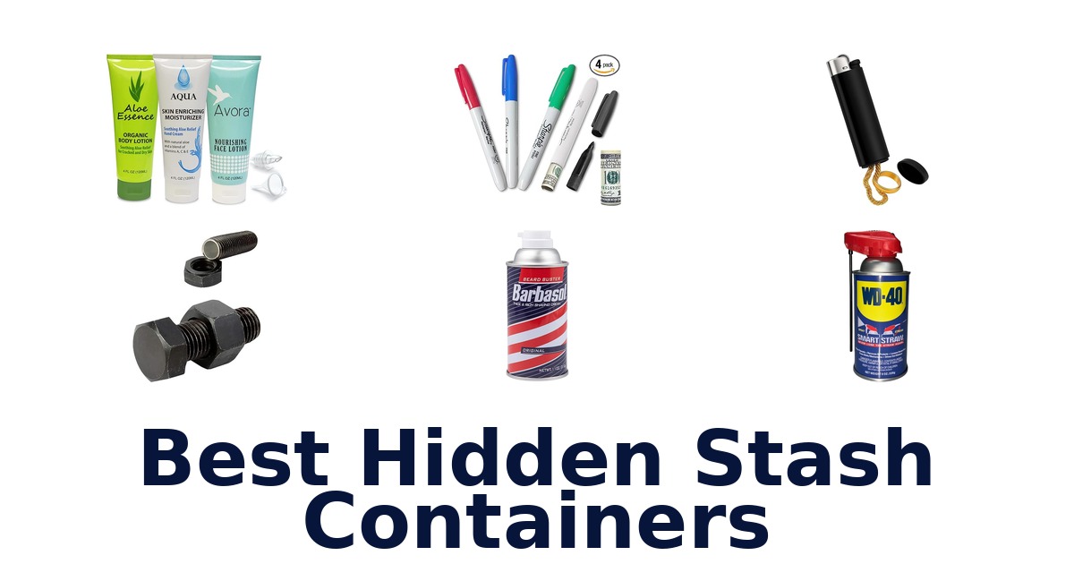 best hidden stash containers