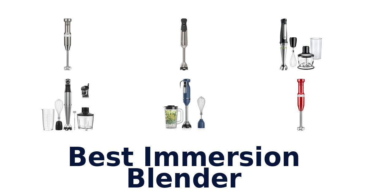 best immersion blender