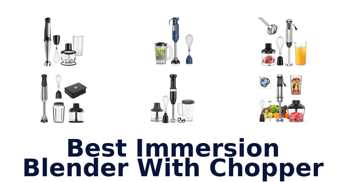 best immersion blender with chopper