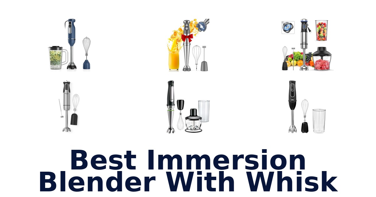 best immersion blender with whisk