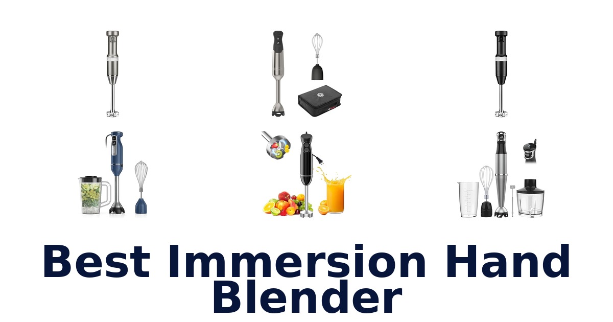 best immersion hand blender