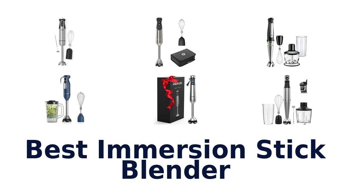 best immersion stick blender