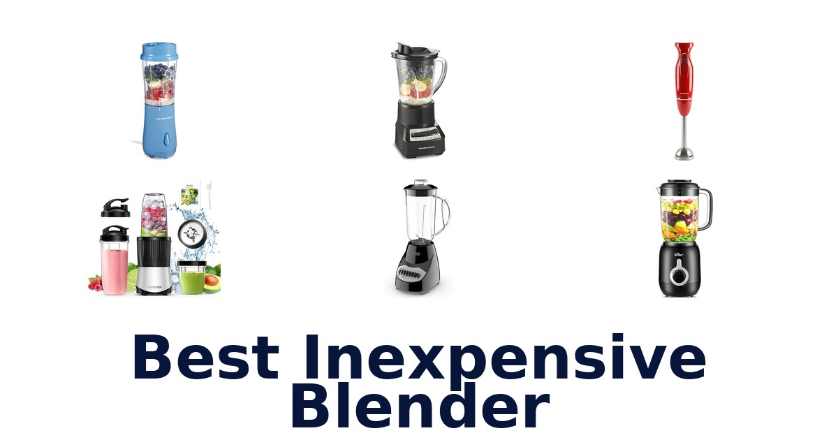 best inexpensive blender