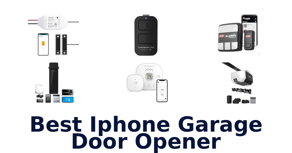 best iphone garage door opener