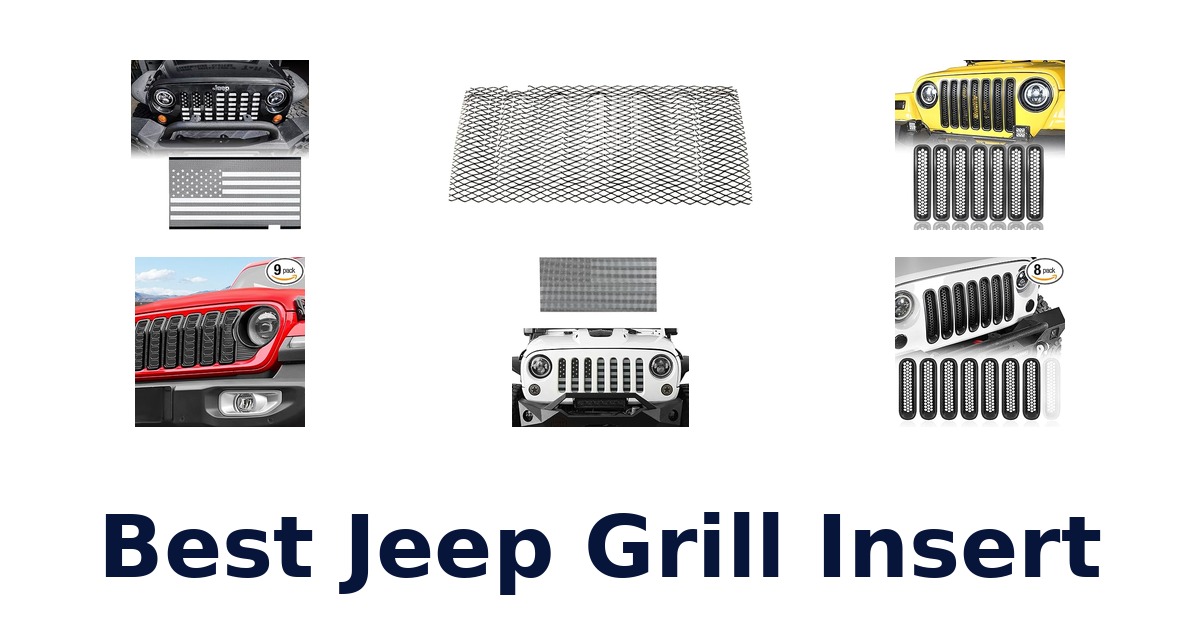 best jeep grill insert