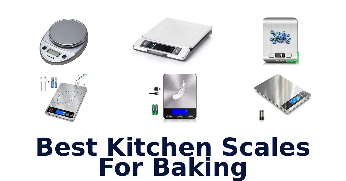 best kitchen scales for baking