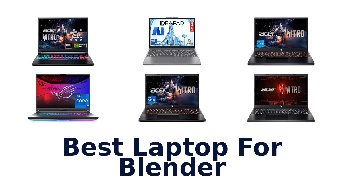 best laptop for blender