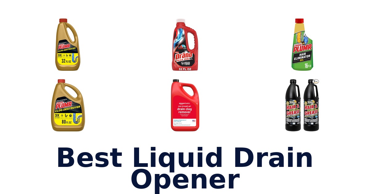 best liquid drain opener