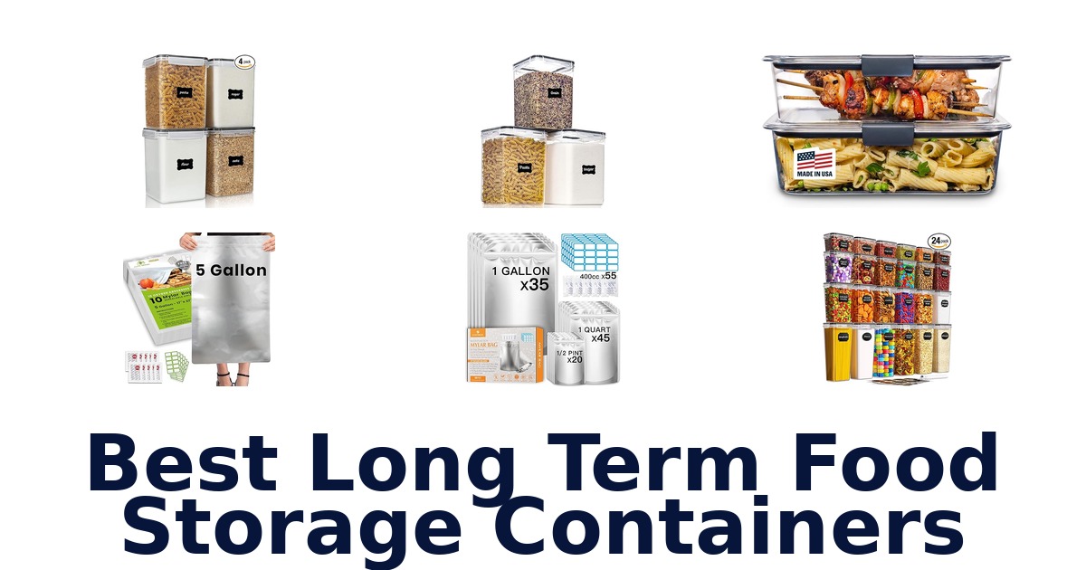 best long term food storage containers