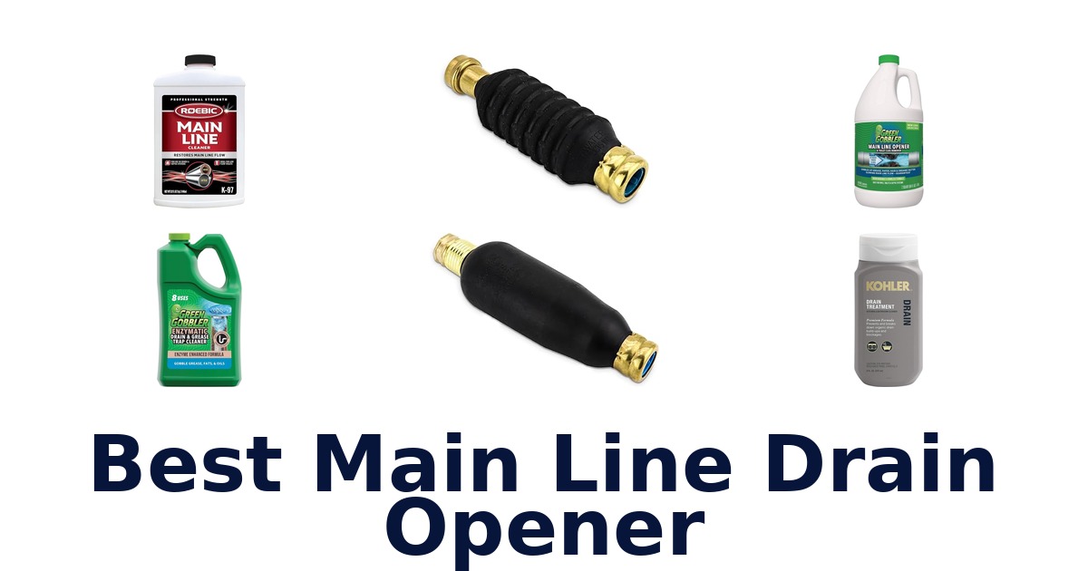 best main line drain opener