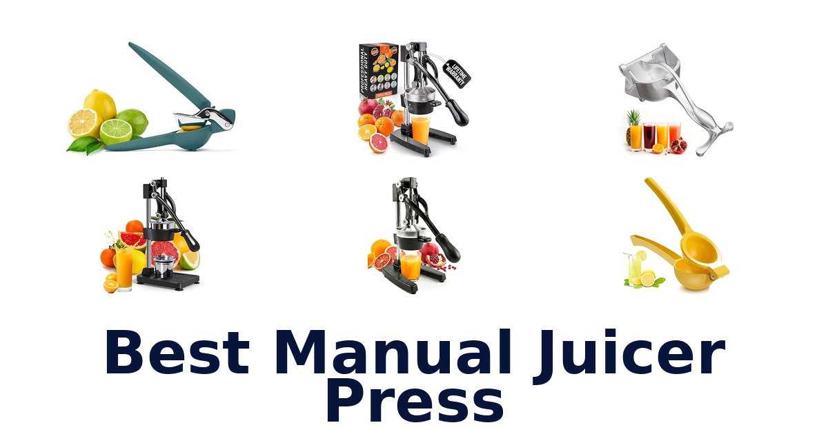 best manual juicer press