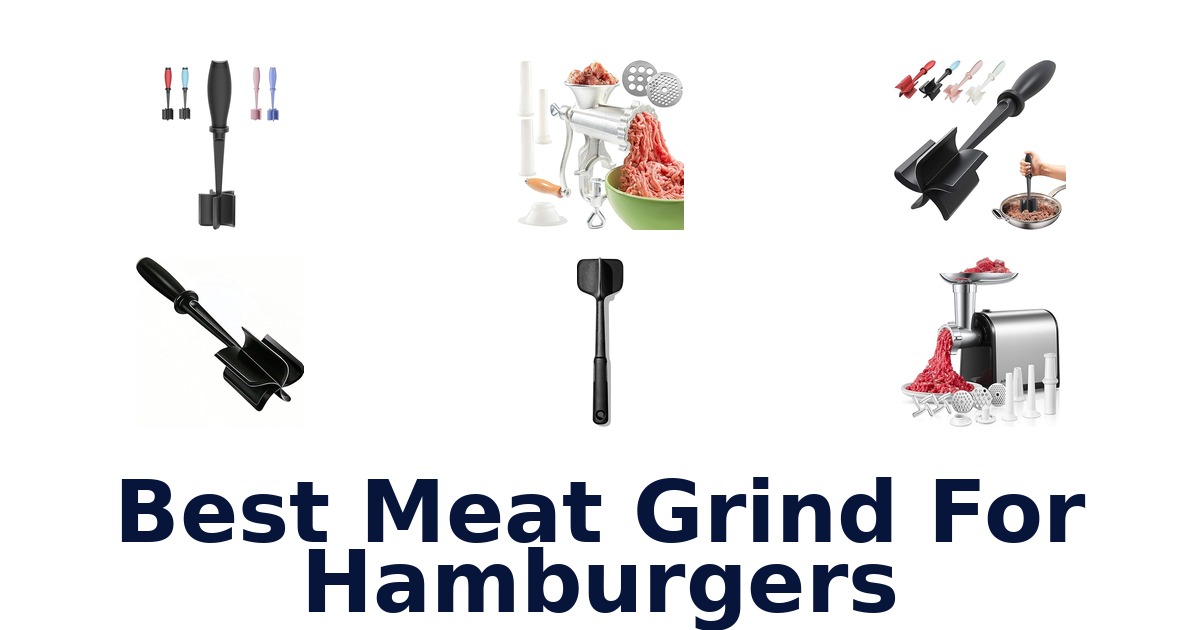 best meat grind for hamburgers