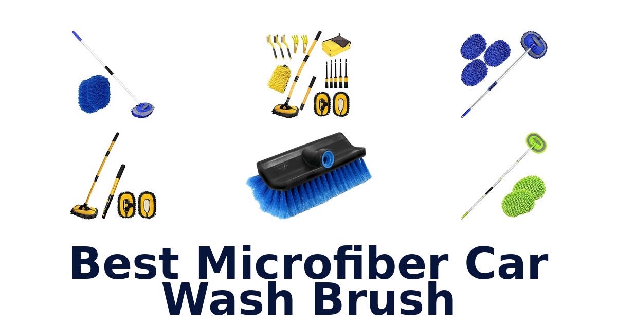 best microfiber car wash brush