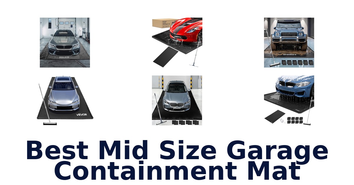 best mid size garage containment mat