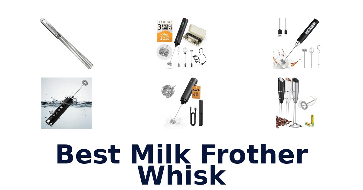 best milk frother whisk