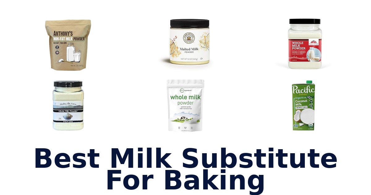 best milk substitute for baking