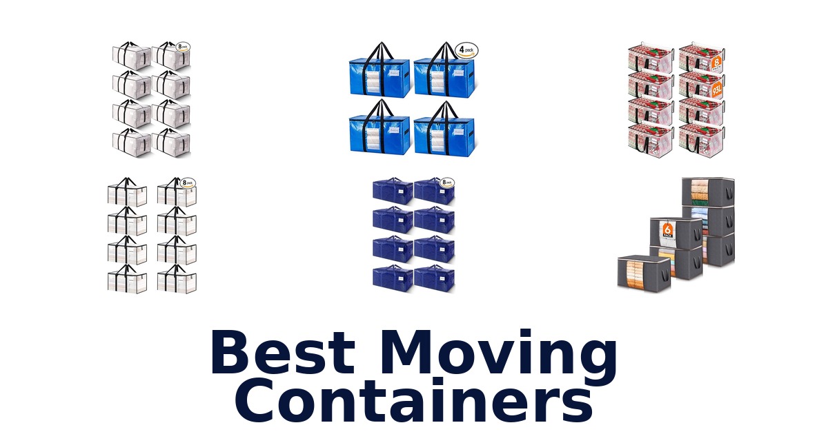 best moving containers