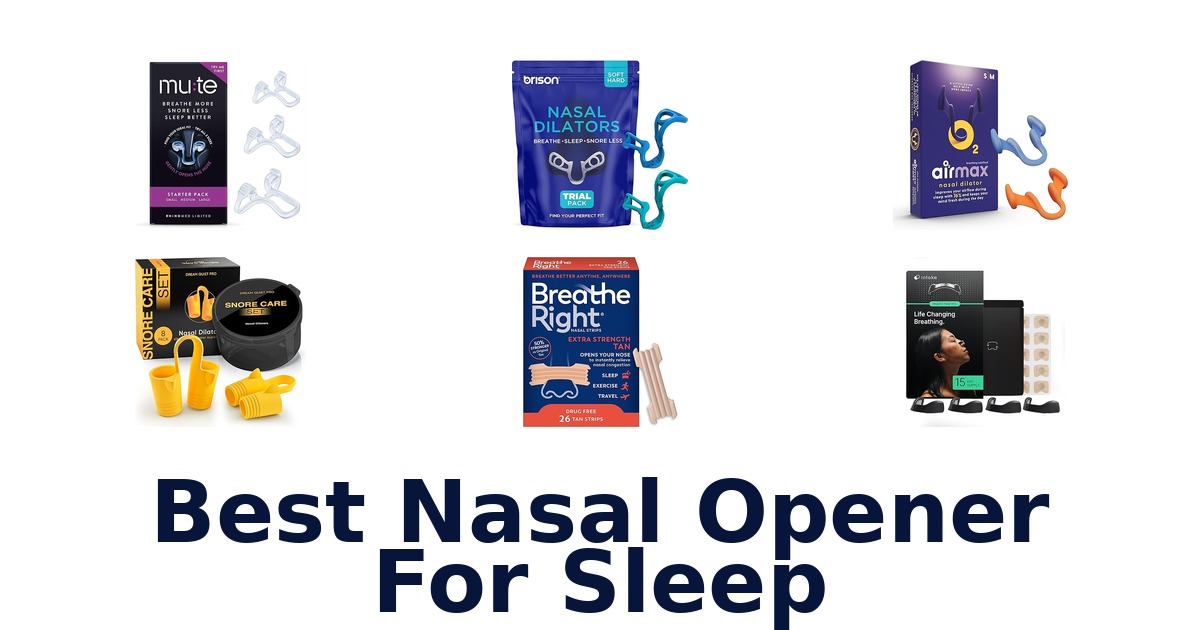 best nasal opener for sleep
