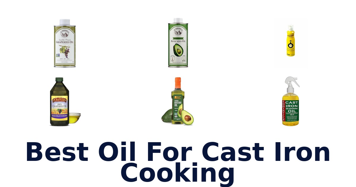 best oil for cast iron cooking