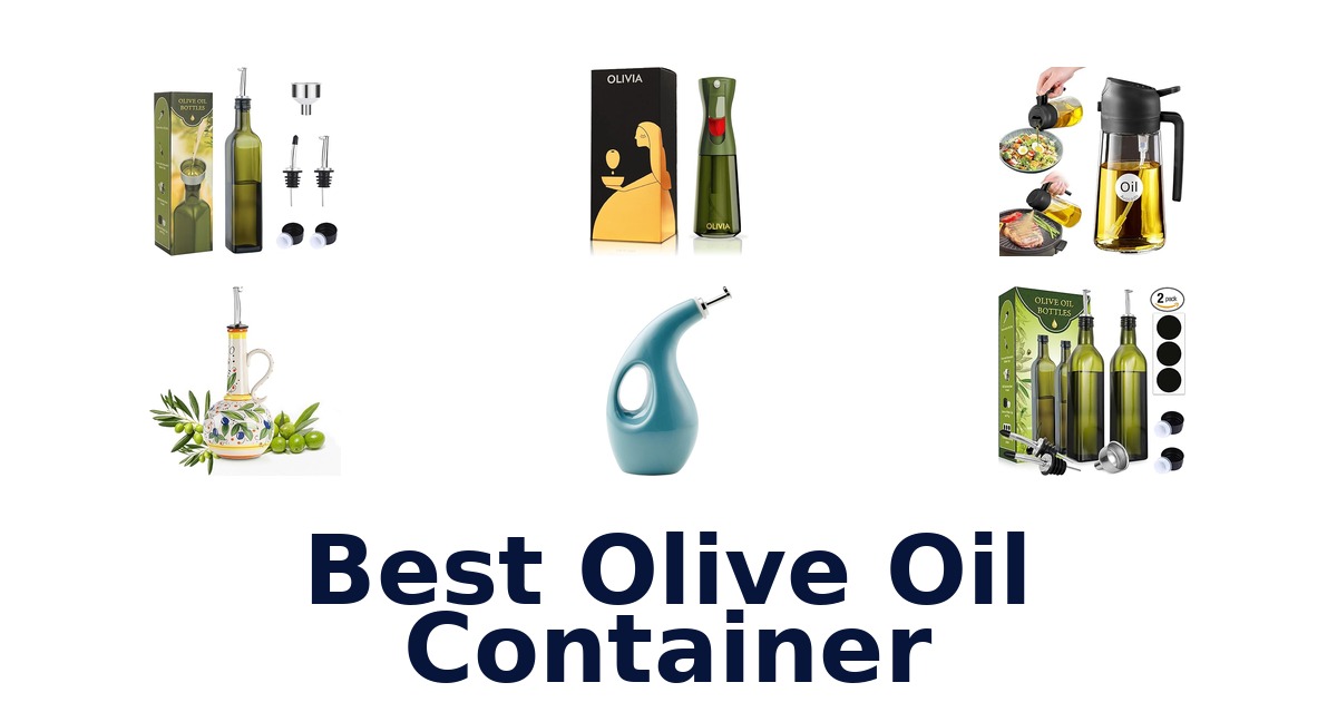 best olive oil container
