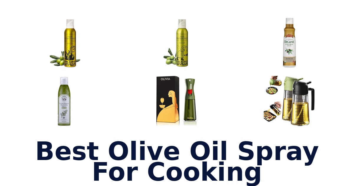 best olive oil spray for cooking