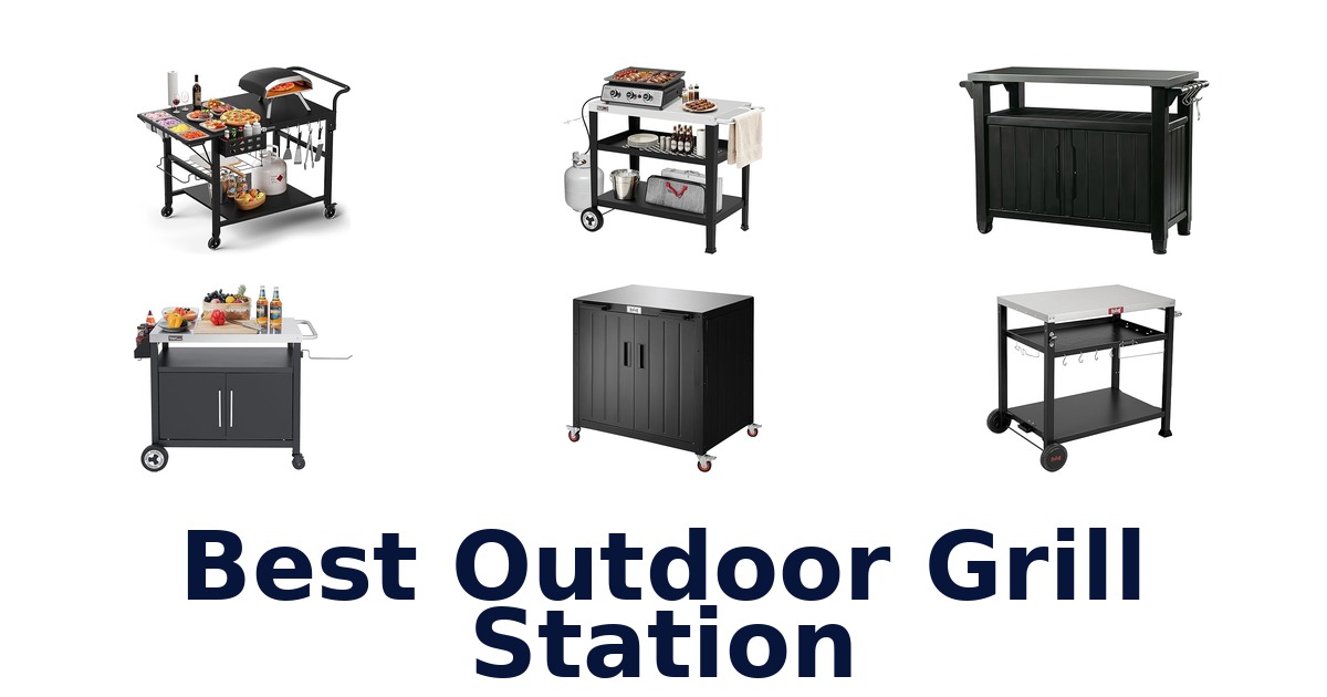 best outdoor grill station