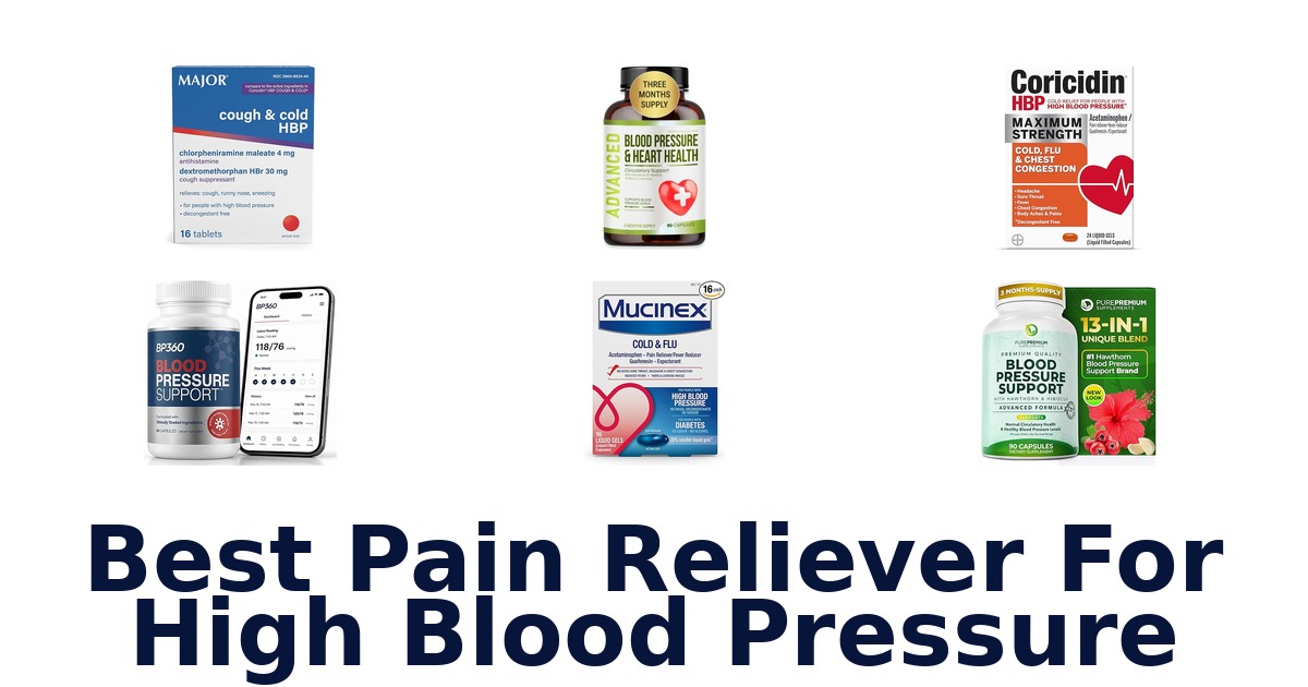 best pain reliever for high blood pressure