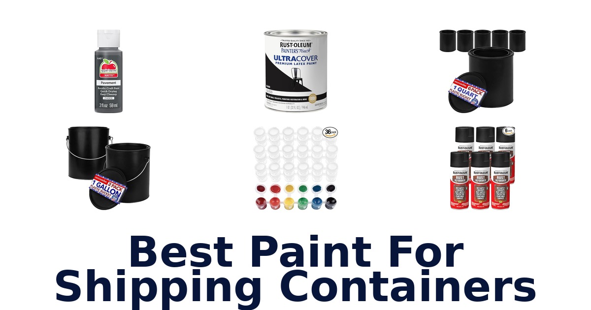best paint for shipping containers
