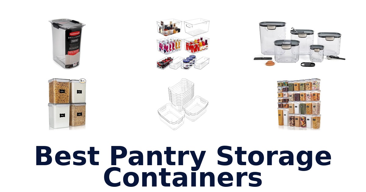 best pantry storage containers