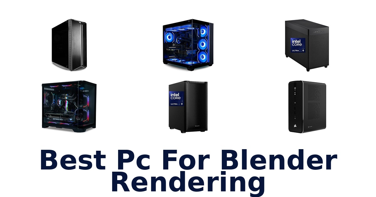 best pc for blender rendering