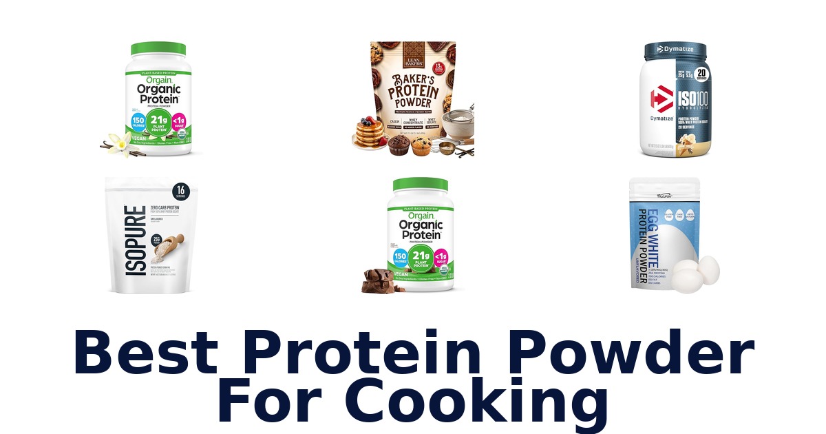 best protein powder for cooking