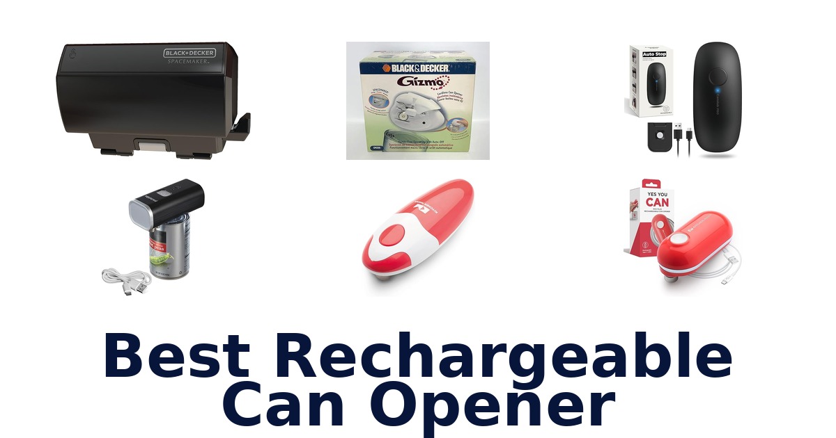 best rechargeable can opener